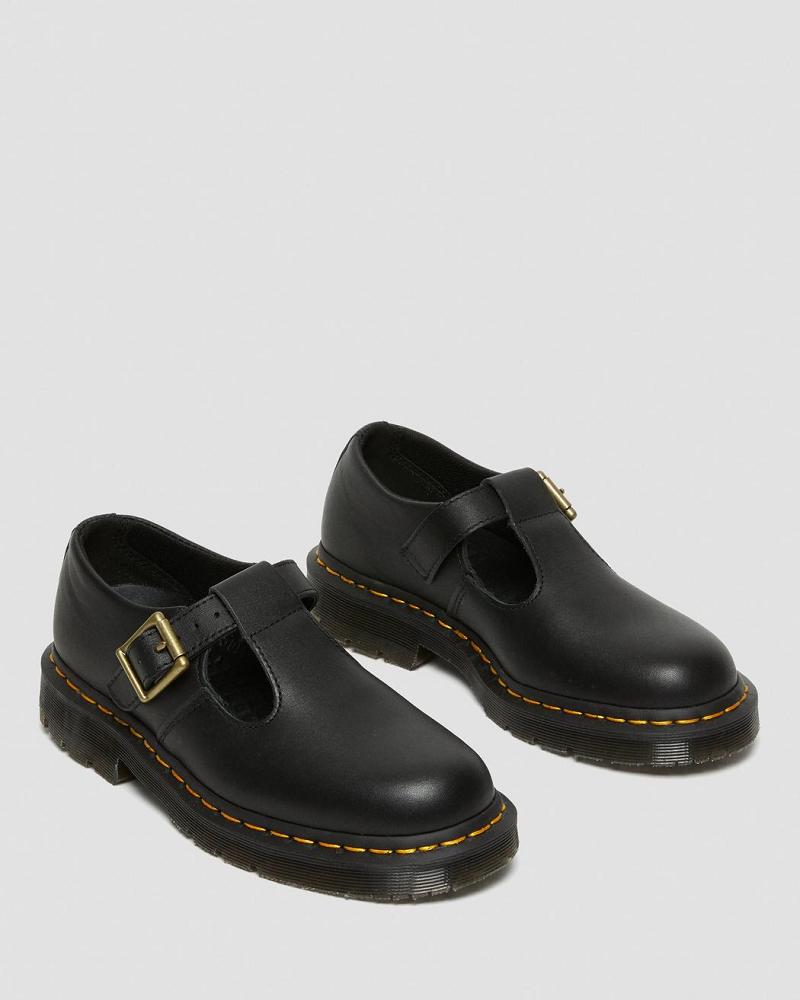 Zapatos De Trabajo Dr Martens Polley Women's Slip Resistant Mary Jane Hombre Negros | MX 178JPQ